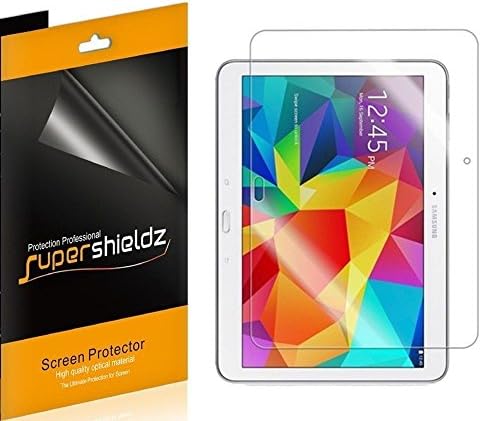 SuperShieldz projetado para o Samsung Galaxy Tab 4 10,1 polegadas protetor de tela, Escudo Clear de alta definição