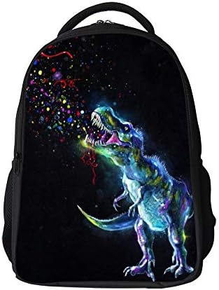 Sara Nell Dragon School Mackpack para meninos meninas, sacos de bolsas escolares legais com 2 compartimento principal, mochila do