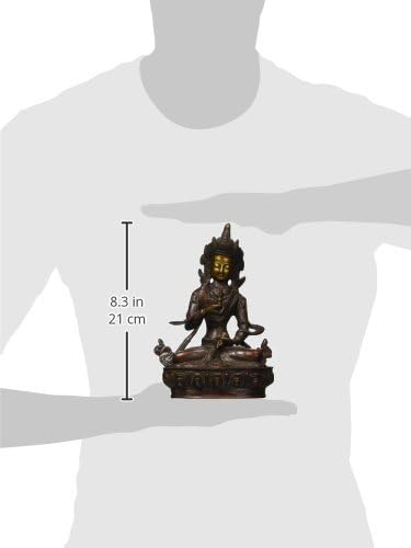 Vajrasattva - escultura de latão