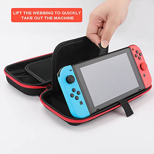 Caixa de transporte de sinal de paz para Nintendo Switch Protetive portátil bolsa de casca dura bolsa de viagem