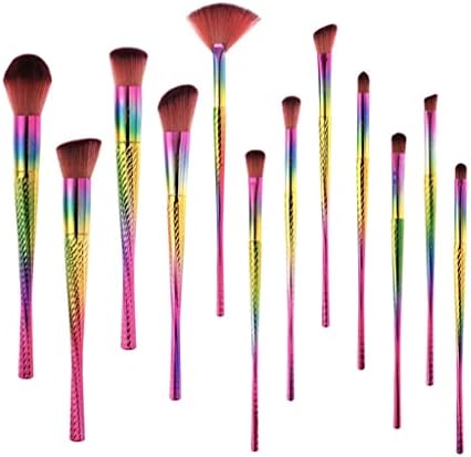 Pincéis de maquiagem de arco -íris sdgh 12pcs kit de pincel de pincel