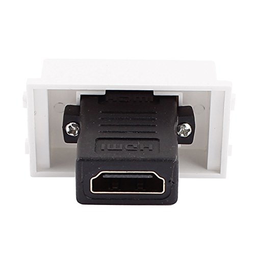 Aexit 2 PCS Distribuição HDMI Couplador elétrico de alta definição Soquete modular para 128 Placas de parede e painel da placa dos