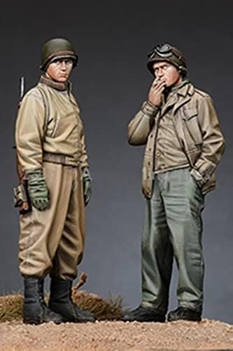 Goodmoel 1/35 Segunda Guerra Mundial Soldado de Resina de Infantaria dos EUA Kit de Modelo/Kit Miniature Unactled e não pintada/YH-3098