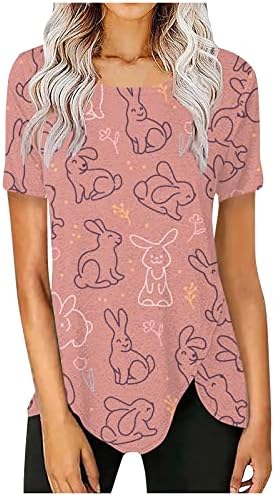 Tops femininos Casual Casual Plus Size Print Fo Cute de manga curta Blusa Blusa Trendeck 2023 Blusa de pulôver