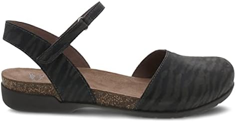 Dansko Rowan Sandal for Women-Espuma de memória e Colhê de cortiça para obter suporte de conforto e arco-sola leve de borracha para