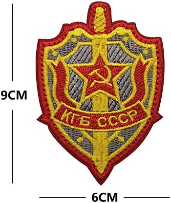 2Pack União Soviética CCCP Flag bordado URSS Patch Partido do Comunismo República Popular República Bordada Bordada Tactical Militar