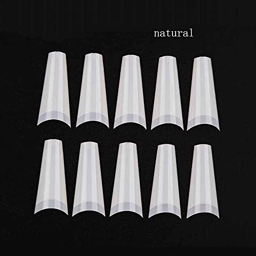 Jurhomie 100pcs/bolsa Ballerina Acrílico Ferramentas de beleza Diy Half Capa Dicas de unhas falsas Manicure Fake Nails