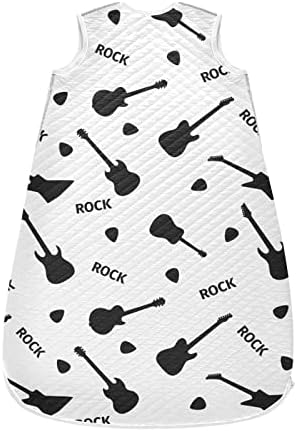 Vvfelixl Guitars Rock Baby vestível cobertor, swaddle transição saco de dormir para infantil, saco de sono para bebês recém-nascidos,