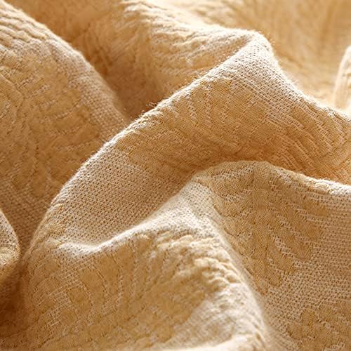 ALANZIMO SOFT LAVADO ALTONO E MUSLUSLOT CLOGON EUVET CONSELHO, CAPA DE TAPE DUVET AMARELO IVORY BOHO JACQUARD TAMANHO KING SIE