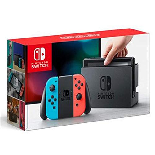 Nintendo Switch 32 GB Console com pacote neon azul e vermelho Joy-Con Mario Kart 8 Deluxe para Switch & Deco Gear Switch