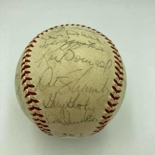 1971 A equipe do New York Mets assinou o beisebol Gil Hodges Nolan Ryan Tom Seaver JSA CoA - Bolalls autografados