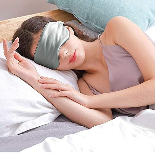 BBK Silk Travel Sleep Eye Mask Cover acolchoado, sedoso e macio relax