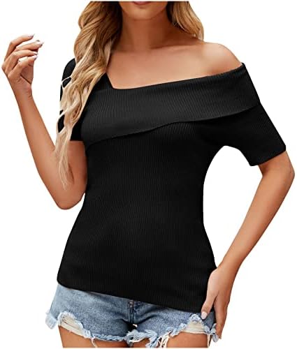 lcepcy feminino casual sexy fora do ombro Moda de moda de verão slim fit