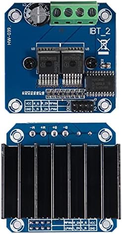 5PCS BTS7960 DC MODULO DO MOTOR DO MOTOR DO DC 43A Módulo de controle de limite atual H-Bridge PWM Smart Board compatível