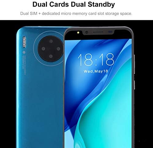 5.72in m30plus smartphone, tela cheia de LCD, desbloqueio de ID da face, 512MB+ 4 GB, para Android 4.4, câmera de 2mp+ 2mp, 1800mAh,