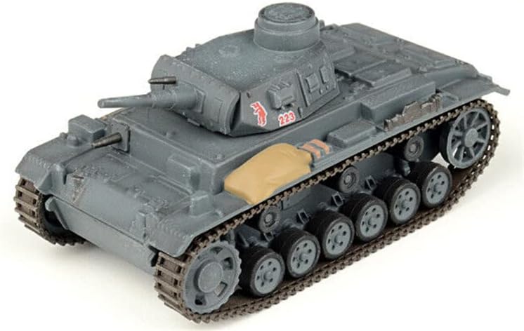 Panzerkampf sd.kfz.141 panzer iii g exército alemão 4.pzdiv 1/72 Modelo pré-construído tanque diecast