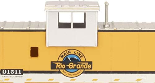 Bachmann Trains - Caboose, de 36 'de visão ampla - Rio Grande 1511 - escala HO