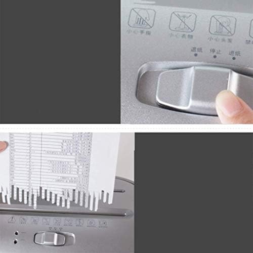 Ylhxypp Shredder -10 F-Sheet High-Cut Paper ， CD, triturador de cartão de crédito com capacidade e janela transparente