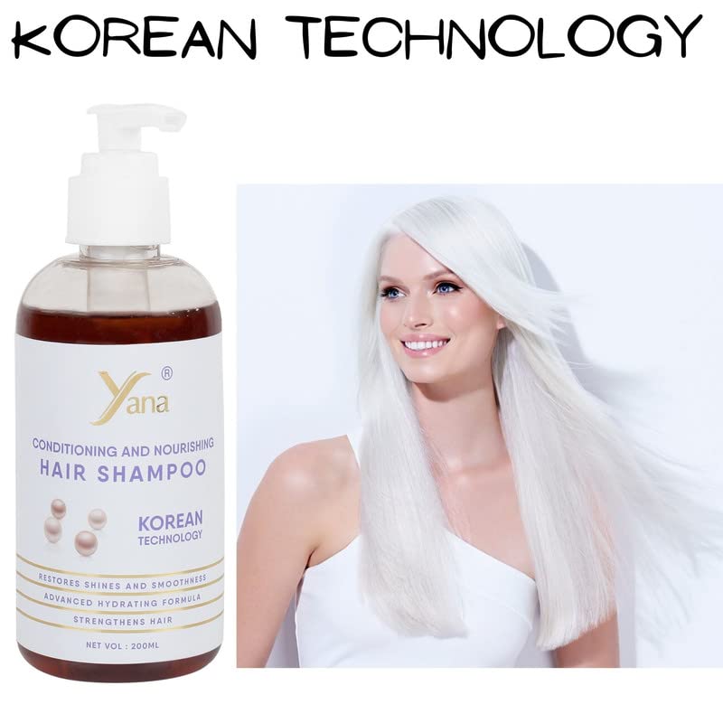 Shampoo de cabelo yana com shampoo de cabelo coreano para mulheres