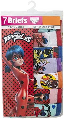Miraculous Girls 'Ladybug 7-Pack Rouphe nos tamanhos 4, 6, 8, multicolorida/variada