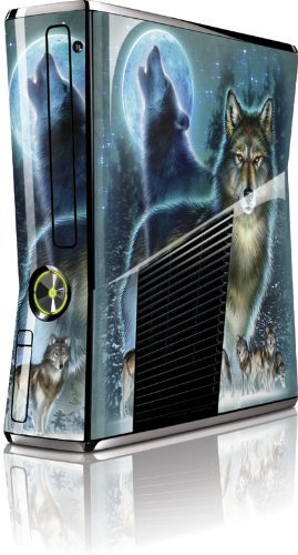 Líquido Azul - Lobo Lone - Microsoft Xbox 360 Slim - Skinit Skin