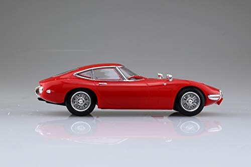 Aoshima Bunka Kyozai 1/32 The Snap Kit Series Toyota 2000gt Modelo de plástico pintado de vermelho solar 05b