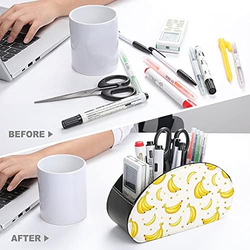 Sweet Banana Fruit Remote Control titular Caddy Storage Box Desktop Organizer para remotos de TV Supplies de escritório