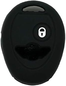 Segaden Silicone Capa Protetor Caso Sket Jacket Sket Compatível com BMW Mini Cooper 2 Botão Tecla remota FOB CV4905 Black
