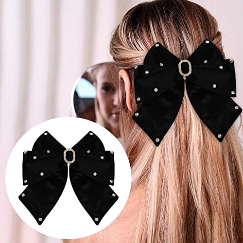 Cabelo para meninas Velvet Hairpin traseiro aresto pérola de cabelo