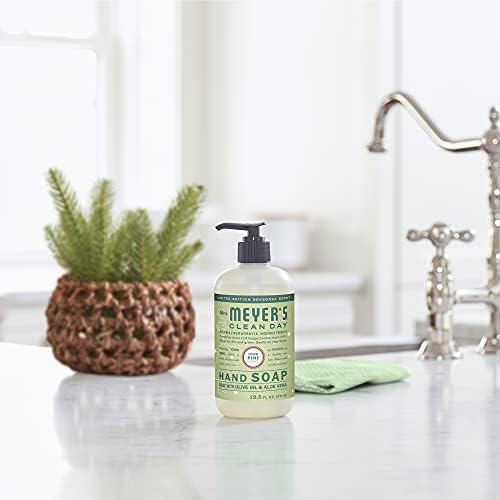 Sra. Meyer's Hand Soap, feito com óleos essenciais, fórmula biodegradável, Iowa Pine de edição limitada, 12,5 fl. oz