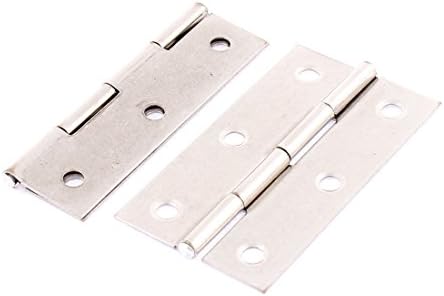 Aexit armário de armário de armário de hardware e fechaduras da porta dobrável da porta dobrável de aço inoxidável 66 mm dobradiças