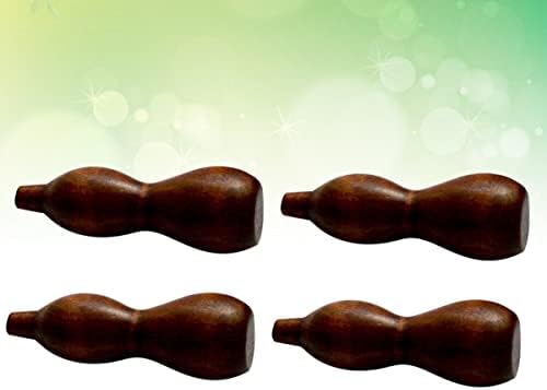 Bestonzon 8 PCs para stand Stands Brown plana home picotick Rest Gourd