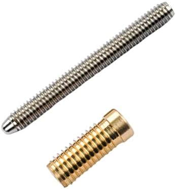 Deevoka Billiards Pool Cue Pin Pin Erafttings Reparação de metal resistente instalação fácil, portátil parafusos de junta de sugestão