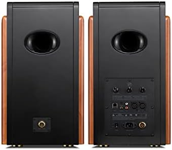 HIVI -SWANS M500 Bluetooth Powershelf Speakers - 3 vias de monitor de estúdio - 180W RMS 8,0 polegadas woofer, suporta wifi/wlan/coaxial/óptico/xlr/linha