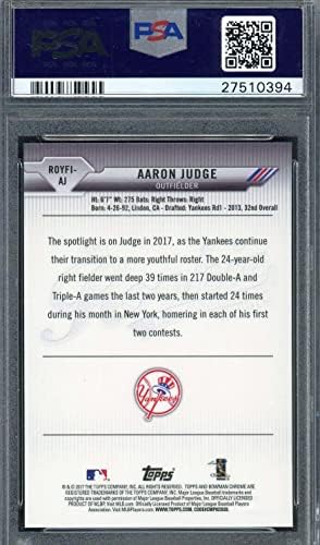 Aaron Judge 2017 Bowman Mega Box Card Chrome Baseball Rookie Card AJ
