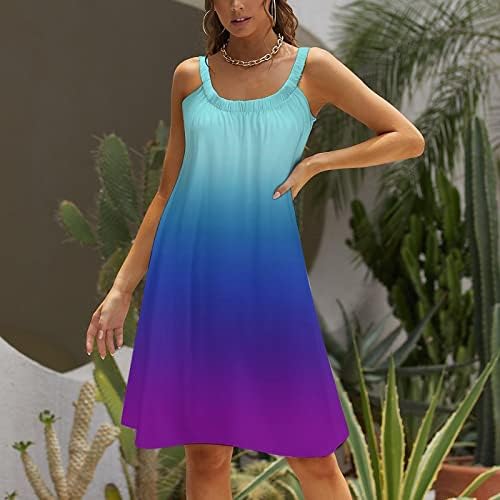 Vestidos de praia feminino verão casual boho vestido solto ajuste mini vestido traje mangas scoop pescoço de vestido de verão