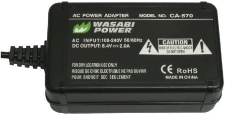 Adaptador de potência Wasabi Power CA para Canon Vixia HF S20