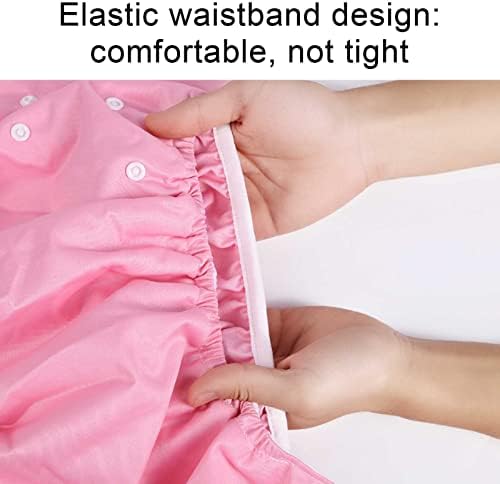 Fraldas reutilizáveis ​​de izzya para adultos cintura elástica calça ajustável fralda de pano lavável roupas íntimas