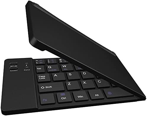 Funciona da Cellet Ultra Slim Folding Wireless Bluetooth Teclado compatível com Samsung SM -G991B com Holdrendand Phone