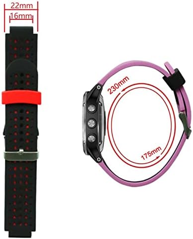 Aehon relógio de relógio Silicone Substaction WatchStrap for Garmin Forerunner 235 220 230 620 630 735xt pulseira de pulseira ao ar