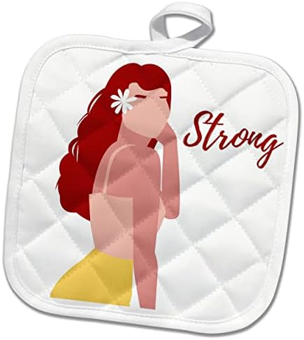 Citações inspiradoras 3drose para mulheres fortes - Potholders