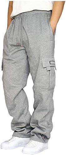 Calça de moletom fupinoded para homens, calças de moletom de moletom masculino para homens para homens para homens jogadores