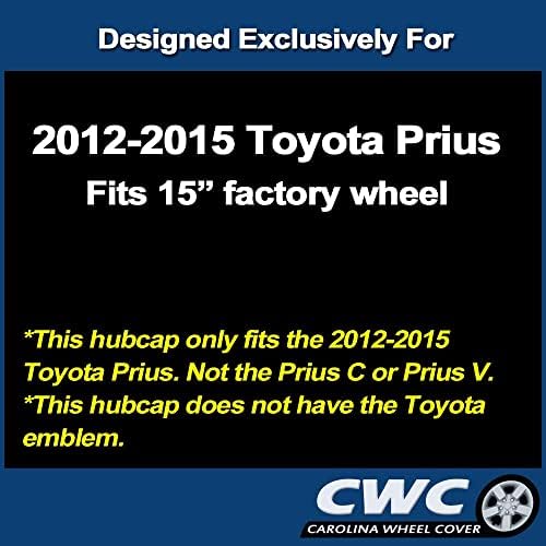 Réplica Premium Hubcap, substituto para Toyota Prius 2012-2015, tampa de roda de 15 polegadas