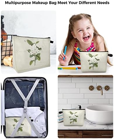 LSRToss Spring Floral Makeup Bag - Bolsa de cosméticos de viagem de grande capacidade para homens, Bolsa de maquiagem retro