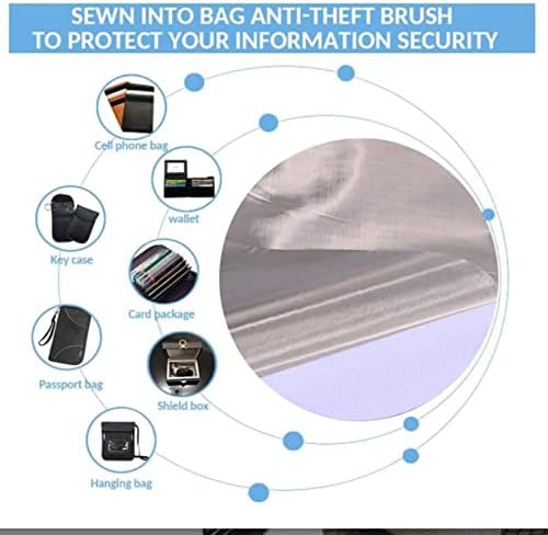 Wzglod Mesh transparente EMF RFID Shielding Fabric, Anti Radiação, Isolamento EMI, Tano Condutor, Wi -Fi e Material de Bloqueio
