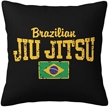 Kadeux brasileiro jiu jitsu bandeira travesseiro insere