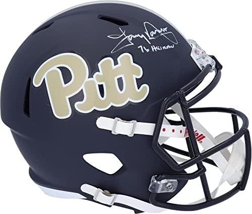 Tony Dorsett Pittsburgh Panteras autografadas Réplica Riddell Speed ​​Capacete com inscrição Heisman - Capacetes da faculdade