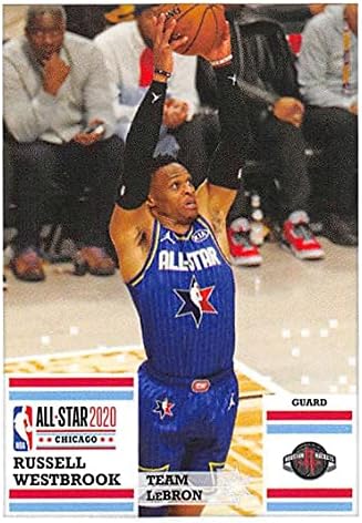 2020-21 adesivos Panini Basketball 39 Russell Westbrook Asg Washing