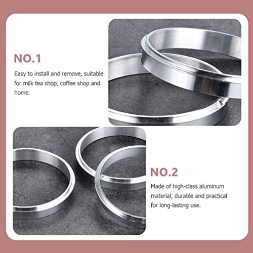 Cabilock metal calços de alumínio 2pcs de alumínio para copo de copo Copo de vedação anel de seleção Peças de copo