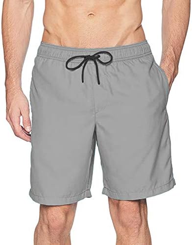 Yangyy Men's Quick Dry Bretha de corrida ao ar livre shorts leves shorts esportivos shorts de fitness com bolso